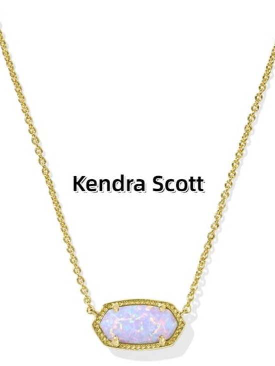 Kendra Scott Jewelry - Elisa Gold Short Pendant Necklace
